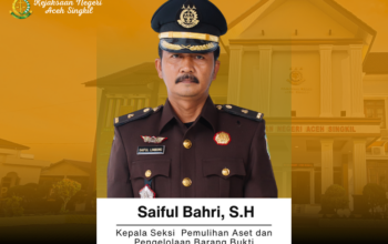 Bidang Pemulihan Aset dan Pengelolaan Barang Bukti