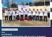 Kajari Aceh Singkil menghadiri kegiatan Fun Walk dalam rangka menyongsong Pilkada Damai Kabupaten Aceh Singkil