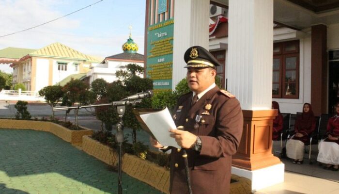 Kajari Aceh Singkil Pimpin Upacara Hari Lahir Kejaksaan ke-79